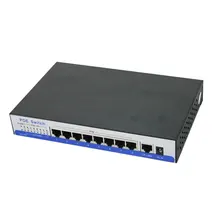 H8 порт гигабитный коммутатор poe 9 10/100/1000 Мбит/с rj45 порт 8 IEEE802.3af/при активном poe для Dahua Hik WAPA 3 м 1080P HD IP камера видеонаблюдения