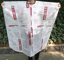 salon tool pattern printing hair salon cape, Japanese style barber gown free shipping over world, nylon cape for salon