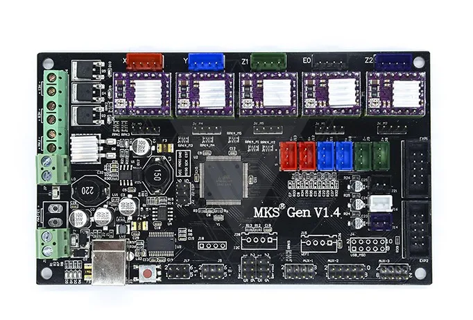 Аксессуары для 3D-принтера TEVO MKS Gen V1.4 Ramps1.4 2560 поддержка материнской платы 12 В 24 |