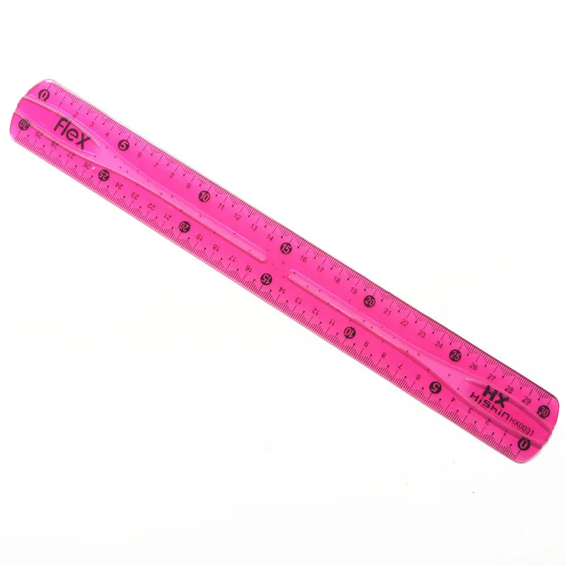 1 pcs Creative Soft ruler 30 cm Multicolur Soft ruler tape measure Used for school student office stationery Supplies