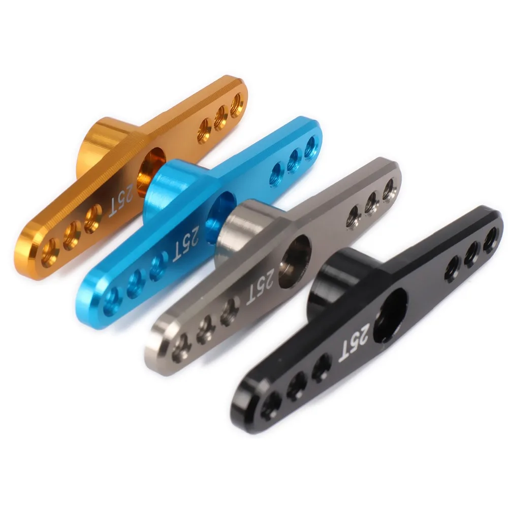 

42mm 2 Point 25T Teeth Tooth Full Throttle Servo Arm Horn For 1/8 1/10 RC Car/Boat Futaba HSPHPI WltoysHimoto RedcatTraxxas Axia