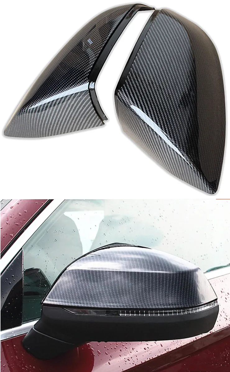 

Carbon Fiber Replacement Side Wing Rear View Rearview Mirror Cover Side Lane Assist For Audi Q5 FY 2018 Q7 4M 2016 2017 2018