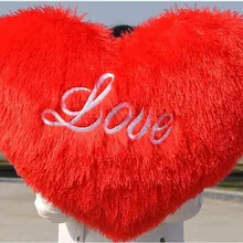 Самое большое красное сердце креативный в форме сердца Подушка Любовь Дизайн Сердце cusion прекрасный подарок, кукла около 70 см