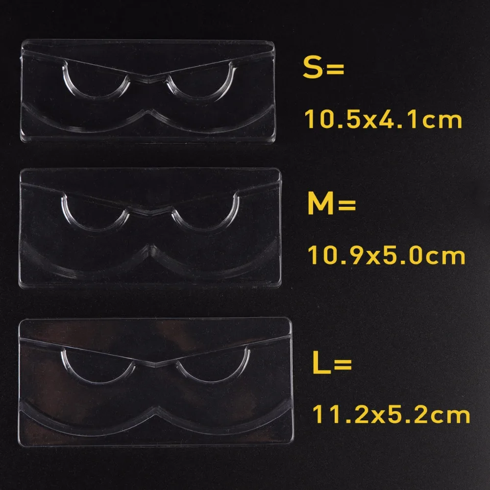 3 размера(s m l) прозрачный пластиковый набор ренсиц для полной полосы ресниц профессиональный инструмент для 3D ресницы из шерсти норки