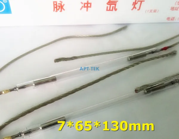 

quality E- light lamp IPL xenon flash lamp 7*65*130mm 2 pieces a lot