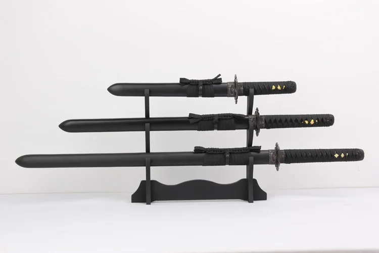 Japanese Samurai High Carbon Steel Full Tang Blade Katana Set Wakizashi