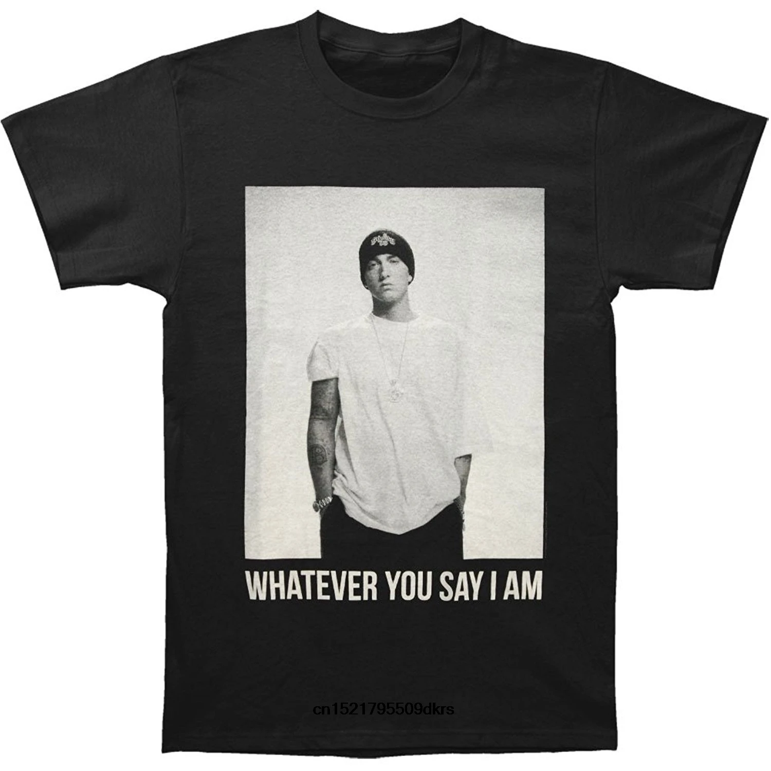 ผู้ชาย t เสื้อ Eminem Whatever You Say หลวมฤดูร้อนแฟชั่นเสื้อยืด novelty  tshirt ผู้หญิง|T-Shirts| - AliExpress