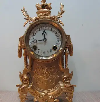

Western Art Copper Brass Gilt Collection Crafts Mechanical Baroque watches Clock