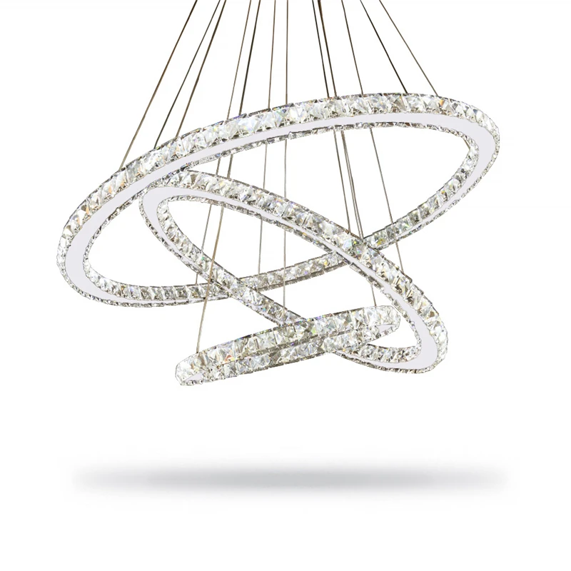 Modern LED Crystal Chandelier Lights Lamp For Living Room Cristal Lustre Chandeliers Lighting Pendant Hanging Ceiling Fixtures | Лампы и