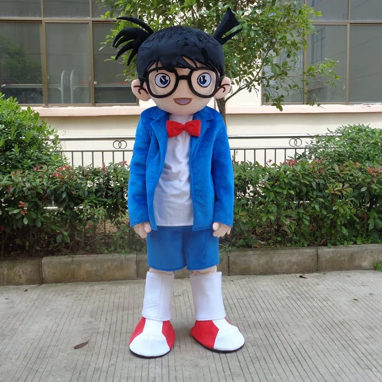 Detective Conan Edogawa Glasses Cosplay Anime Costume Outfit Dress Up Fancy