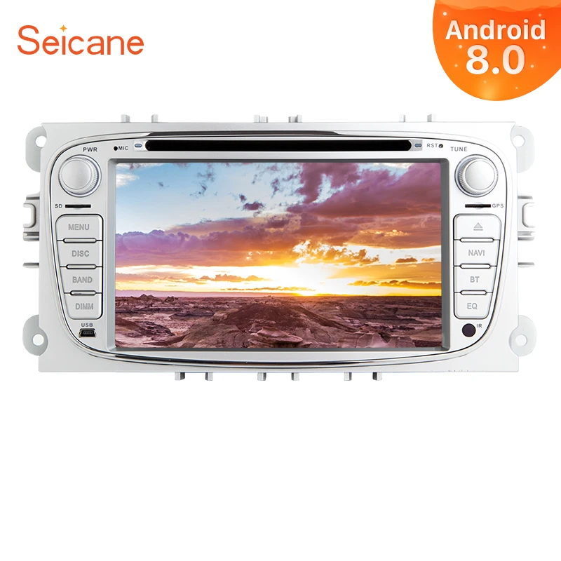 

Seicane 2Din Android 8.0 7" Car Radio GPS Multimedia Player Head Unit For Ford Focus TRANSIT CONNECT MONDEO S-max