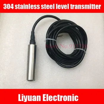 

1pcs New version 304 stainless steel level transmitter / 4-20MA Level Controller / 24VDC 2 lines 0.5% input type level sensor