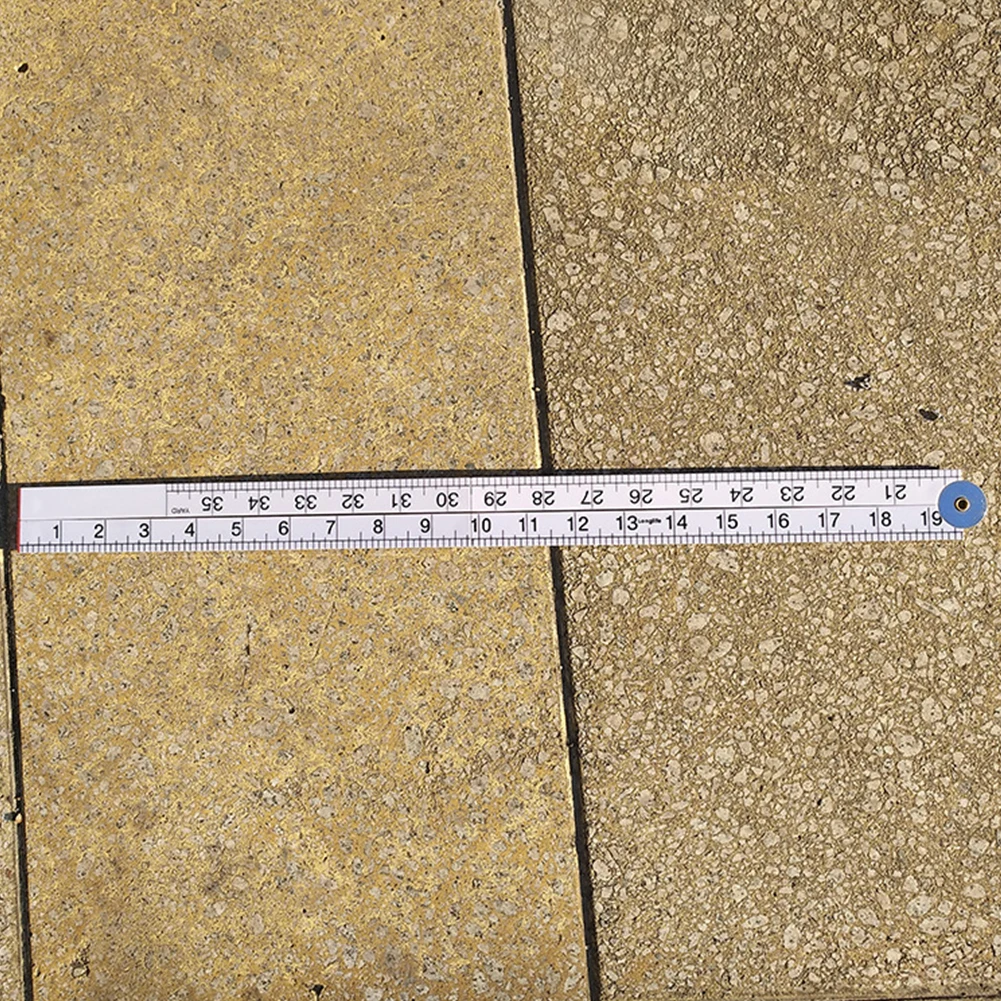 

2m Folding Practical ABS Metric Inch Carpenter Tools Measuring Durable Portable Ruler Double Scale Accurate Woodworking