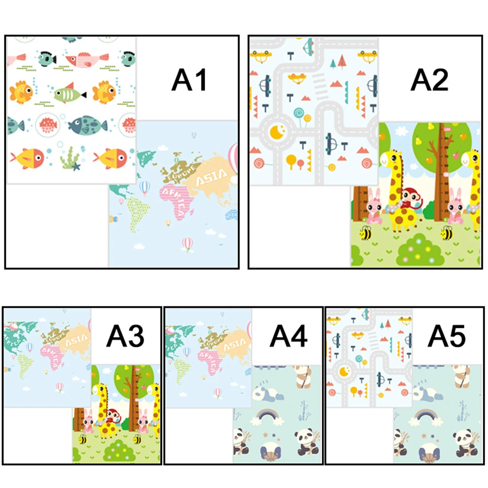 Детский игровой коврик складной коврик для ползания без запаха водостойкий игровой коврик XPE пена коврик для ползания игровой матрас 180*200*1 см