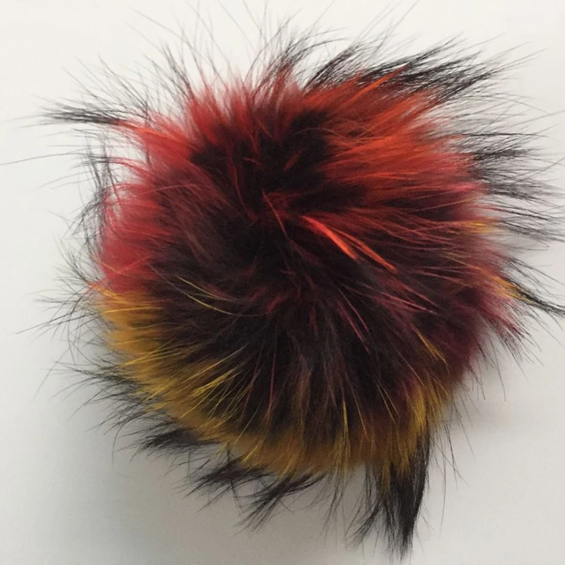 

ZJBECHAHMU Hats Winter Real Fox Fur pompoms 15cm Skullies Hat Scarf Women Girls Snapback Hat Caps 2018 New Apparel Accessories