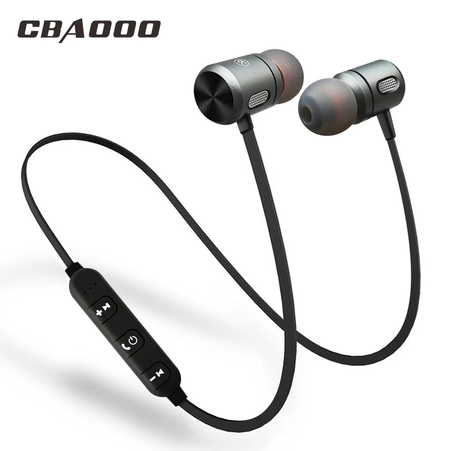 CBAOOO TC01S Ceramic Bluetooth Earphone Bass In Ear wireless Stereo Sport Headsets C10 Metal Magnet earphones for xiaomi iPhone