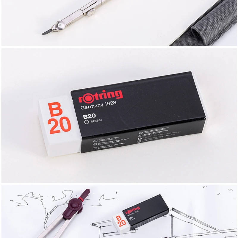 Германия Rotring Stylus Master Набор лайнер/механический карандаш/Заправка/чернила/ластик/компас графический дизайн набор