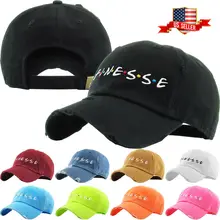 Утонченность шляпа c вышивкой, для отца Бейсбол Кепки унконструктед хлопковая бейсболка