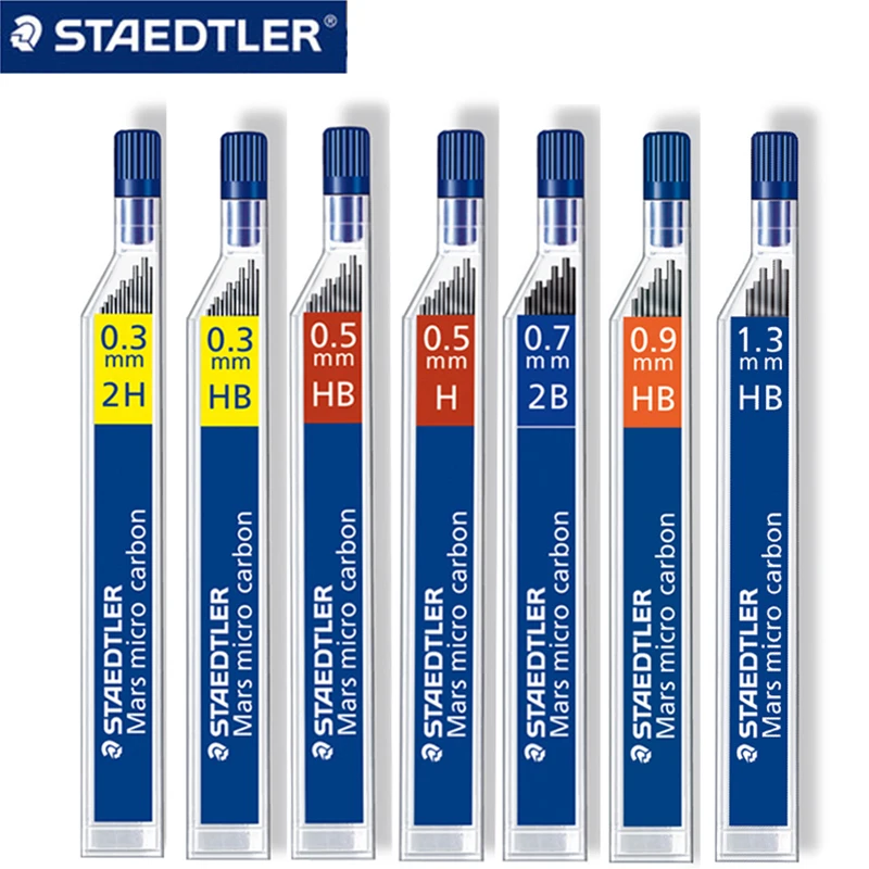 Staedtler 250 Mechanical pencil leads 5 Tubes Packs for 2B/HB 0.3/0.5/0