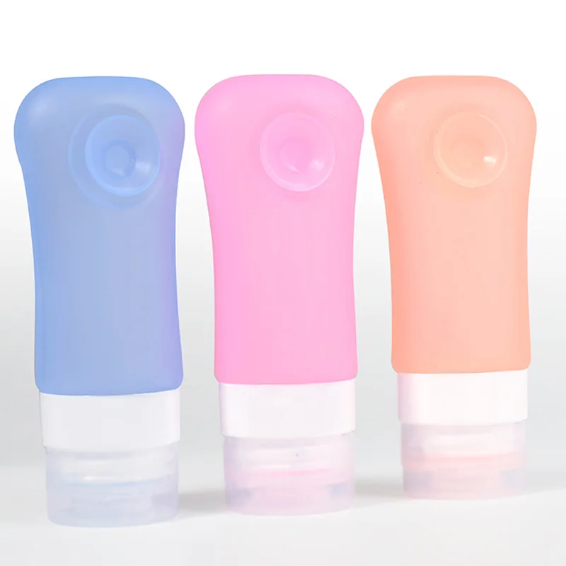 

4pcs Toiletry Travel Bottles Set Silicone Leak Proof Travel Size for Shampoo Conditioner Soap @ME88