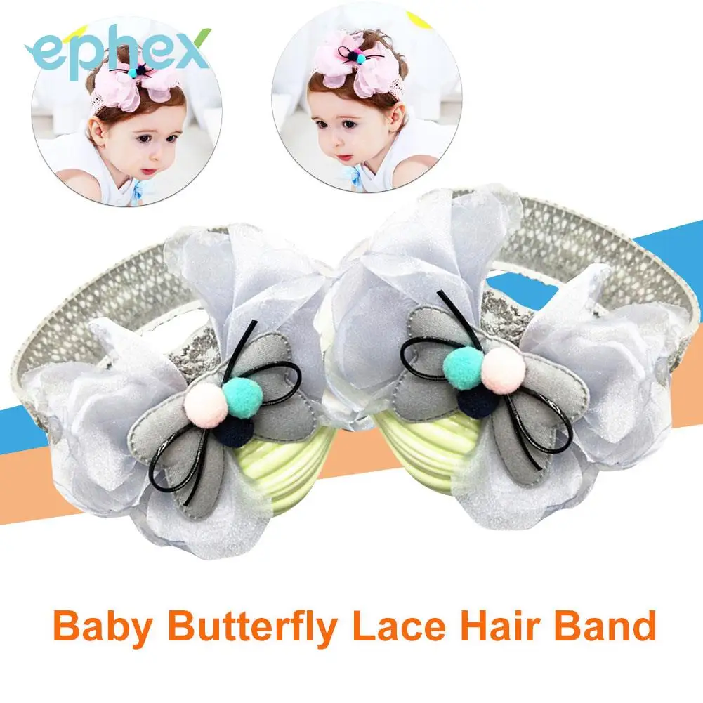 Cute Newborn Hair Band 2 Colors Flower Hair Baby Hair Band Girls