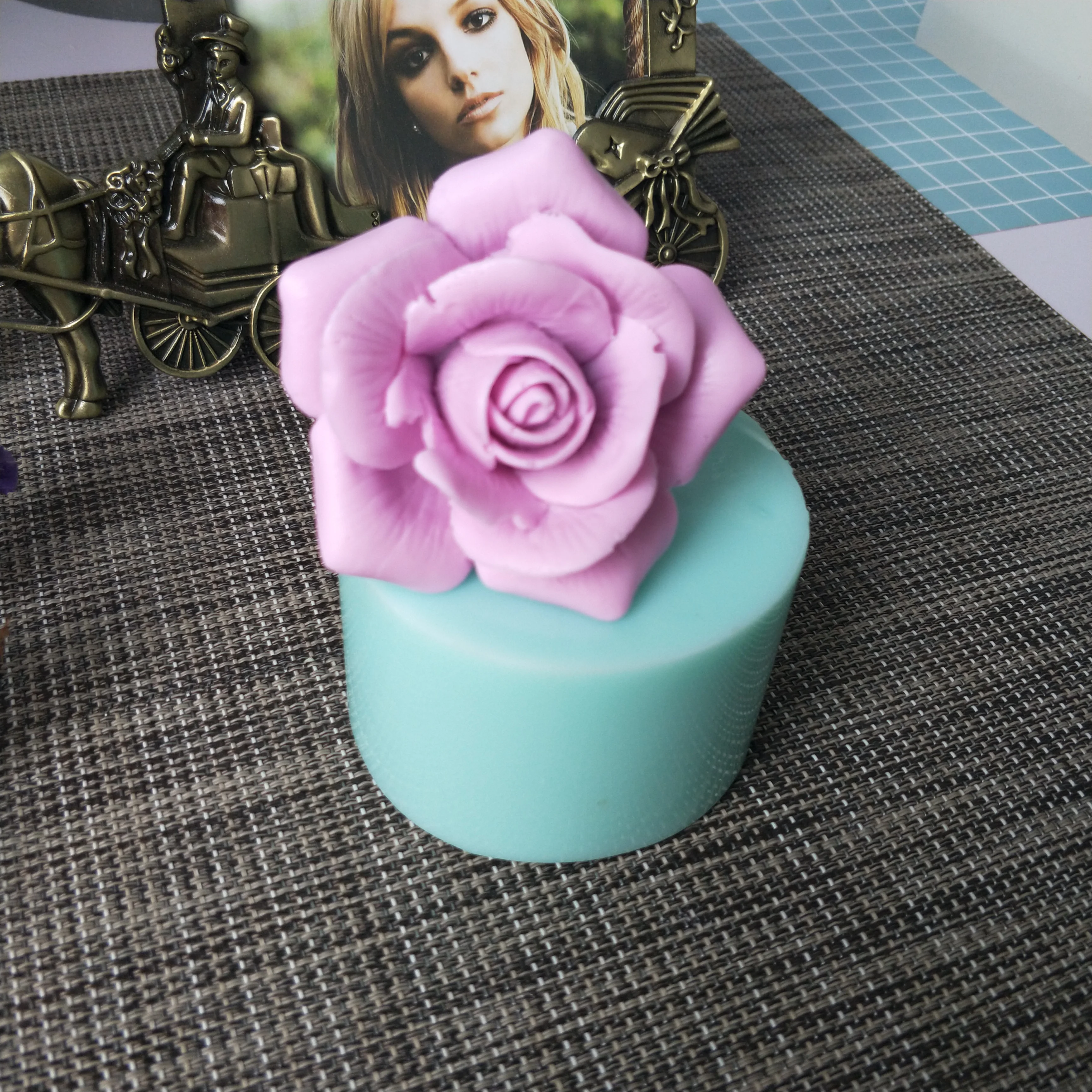PRZY силиконовые формы для мыла розы мыло ручной работы DIY Ароматические формы для изготовления мыла полимерные глиняные формы