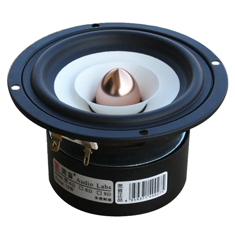 2pcs/lot Sounderlink Audio Labs Top end 4 inch Full Range monitor Speaker tweeter woofer Aluminum Bullet 2 Layer kapton Cone