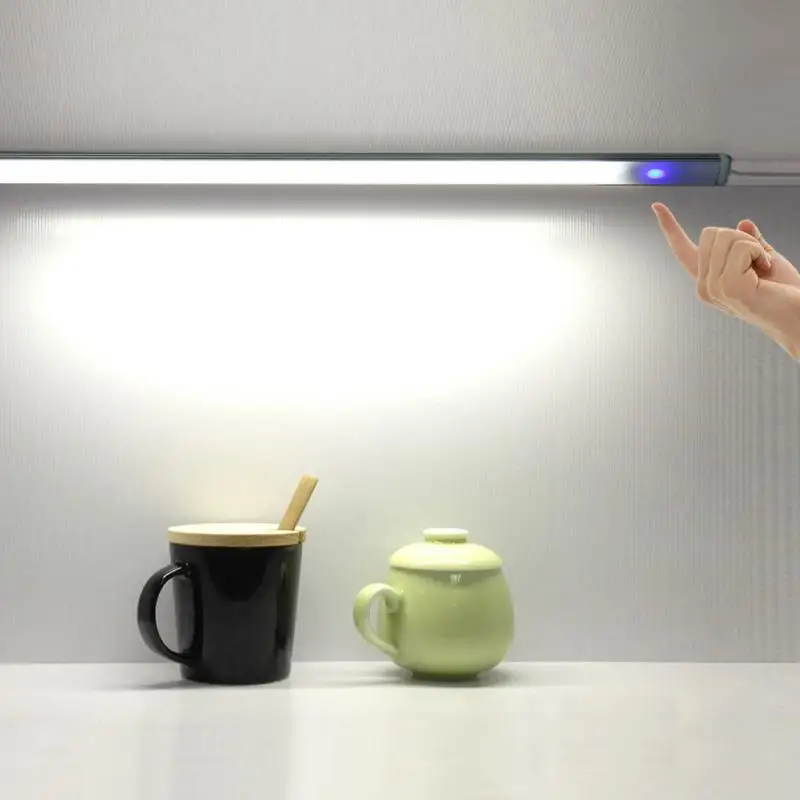 

Carbinet Light Infrared Touch Sensor LED Night Light Closet Wardrobe Lamp Pathway Kitchen Luz