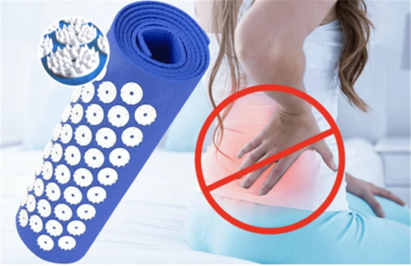 

Acupressure Massager Mat Relaxation Relief Stress Tension Body Yoga Mat Relieve Body Stress Pain Spike Cushion Mat with Pillow