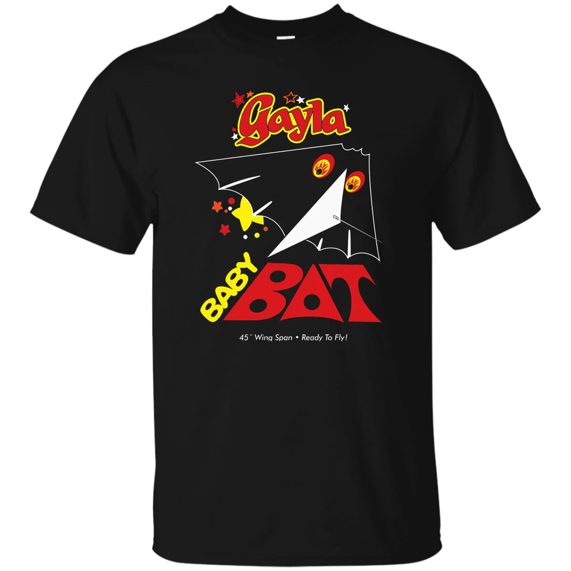 Baby Bat Kite Gayla T-Shirt Retro Toy Fun Harajuku Tops Fashion Classic Unique t-Shirt gift free shipping | Мужская одежда