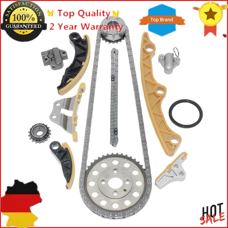 AP02 New TIMING OIL PUMP CHAIN TENSIONER GUIDE KIT For MAZDA 3 6 CX7 2.