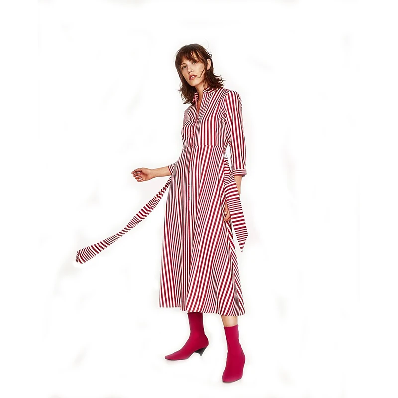 red striped tshirt dress