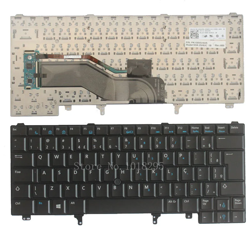 

New Keyboard FOR DELL E6420 E6320 E6430 E5420 E5430 E6430s BR without Backlight laptop keyboard