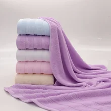 Le new bath towel 100% coton grand towel serviettes de plage 70*140 cm pour adultes