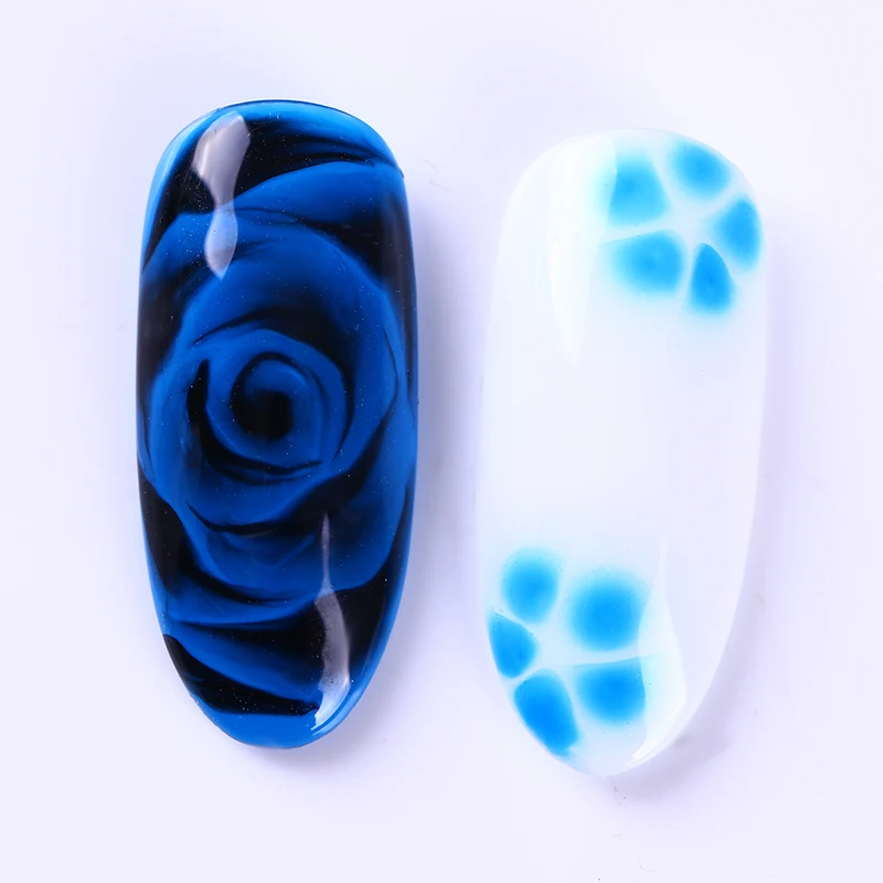 BORN PRETTY, 10 мл, Цветной Гель-лак для ногтей, сделай сам, эффект цветения, цветочный дизайн, долговечный, белый, прозрачный, впитывающий УФ Гель-лак