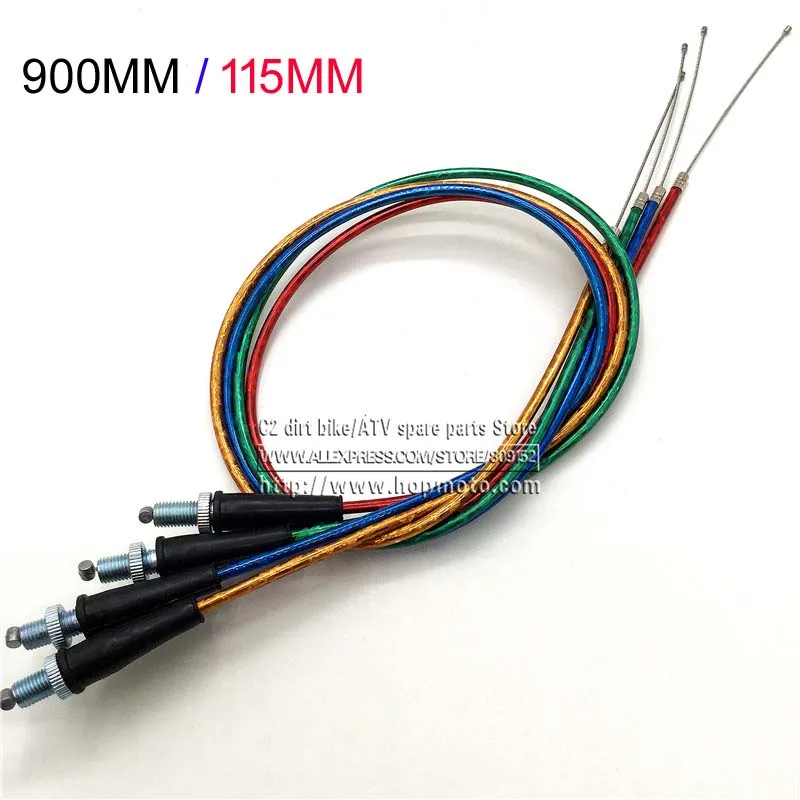 900MM Throttle Cable For Chinese Dirt Pit Bike Motorcycle XR50 CRF50 CRF70 KLX 110 125 SSR TTR BBR Horizontal Engine Motorcross