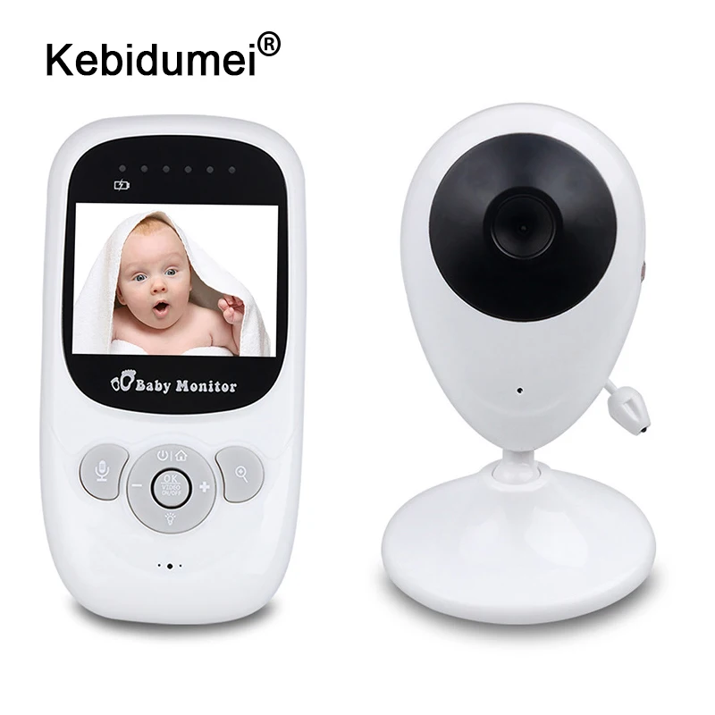 

kebidumei Wireless LCD Audio Video Baby Monitor Radio Nanny Music Intercom Portable Baby Camera Baby Walkie Talkie Babysitter
