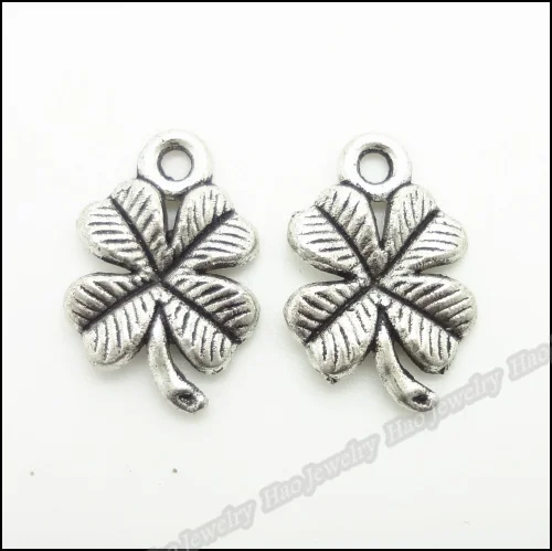 

100 pcs Vintage Charms Tree leaf Pendant Antique silver Fit Bracelets Necklace DIY Metal Jewelry Making