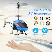 

Mini rc helicopter Radio Remote Control Hand Induction Flying Aircraft Micro Helicopters toys Quadcopter Drone Gift for Kids