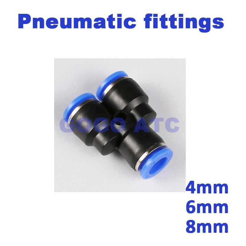 GOGO PY 4 мм 6 8 трубчатый пневматический Тройник|tee fitting|6mm tube fittingstube fitting |