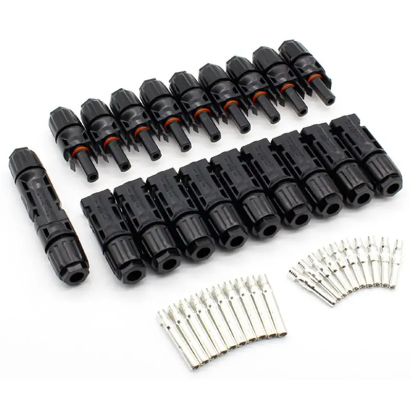 

10 Pairs x MC4 Solar Panel Connect Connector male and female, 30A 1000V for PV cable 2.5/4/6mm