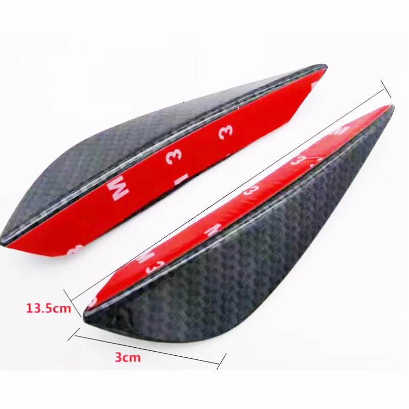 4 шт./компл. углеродное волокно для внедорожника переднего бампера|bumper fins|front bumper