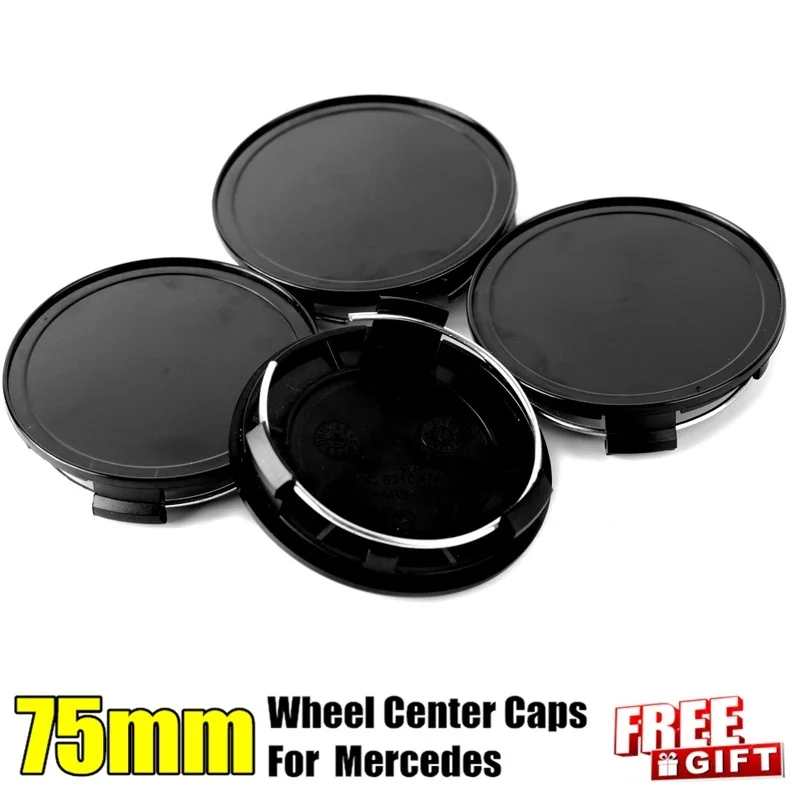 4 шт. хромированные и черные крышки для S2000 W202 W203 W211 CLK S350 S300 ML350|Колпаки на колеса| |
