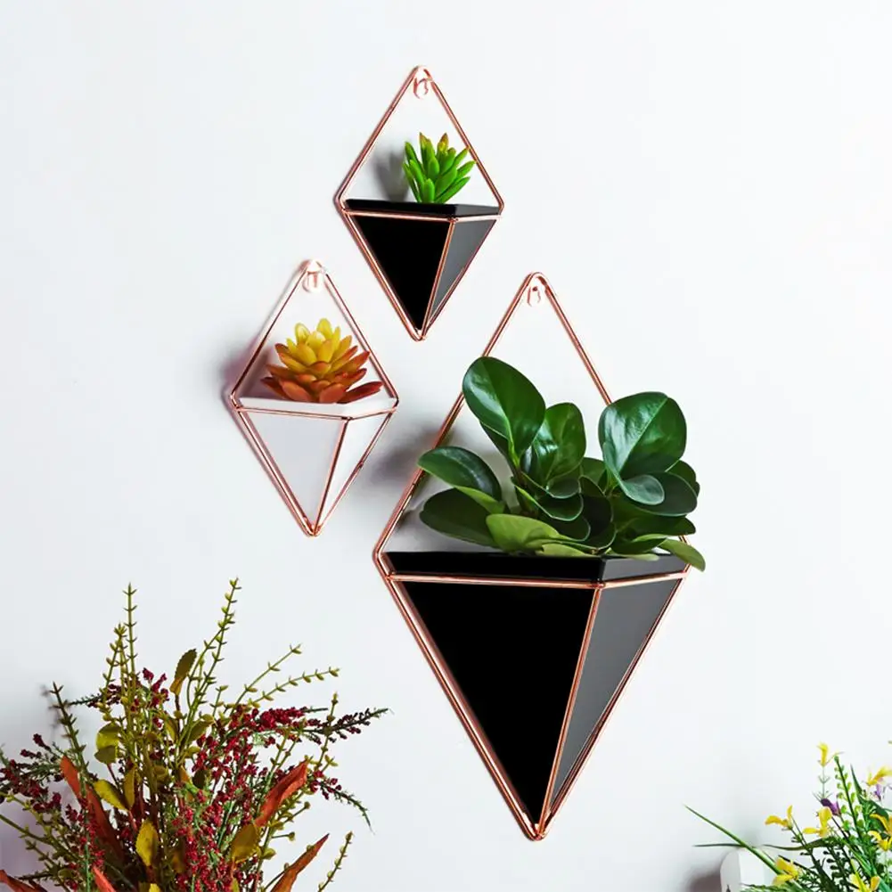 

Household Innovative Indoor Living Room Ornament Decoration Hanging Decor Container Geometric Characteristic Succulents