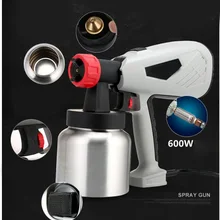 800 мл Профессиональный распылитель Аэрограф ручной высокой мощности HVLP распылитель пистолет контроль потока Электрический распылитель краски аэрограф
