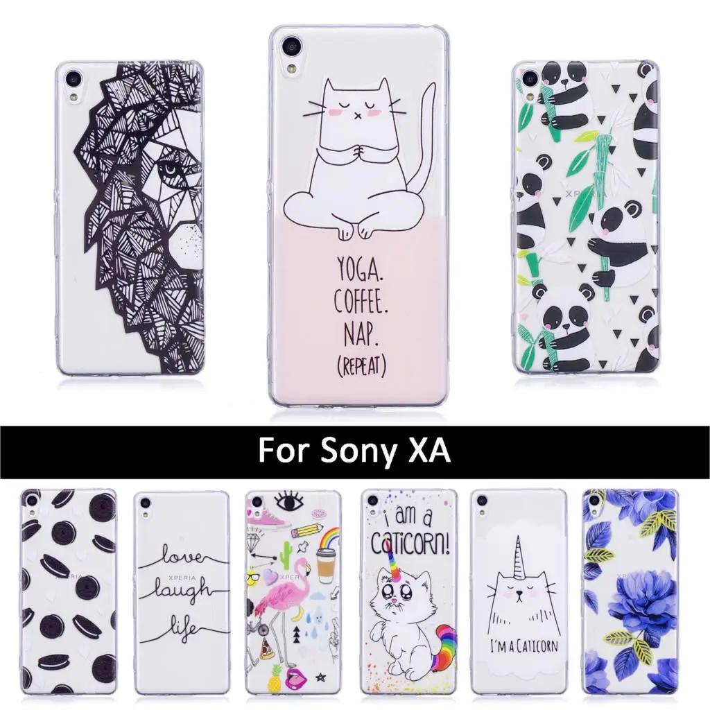 Защитный чехол для Sony Xperia XA F3111 F3113 F3115 ТПУ силиконовый мягкий телефона X