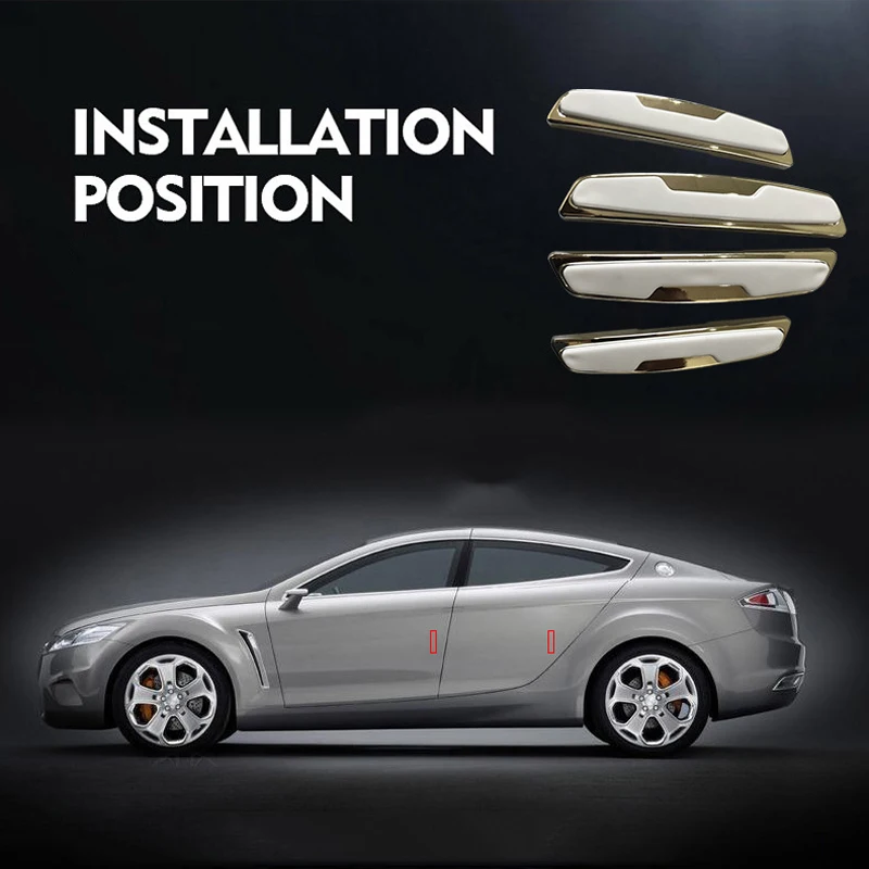 Youwinme Universal Car Door Side Protector Bumper Strips Decal SUV Body