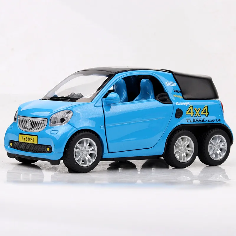 1 32 Scale Pickup Truck Model Mini Smart Pull Back Alloy Car Acousto 1 32 Scale Pickup Truck Model Mini Smart Pull Back Alloy Car Acousto Optic Simulation Vehicles Boy Cast Metal Auto Toys In Casts Toy From