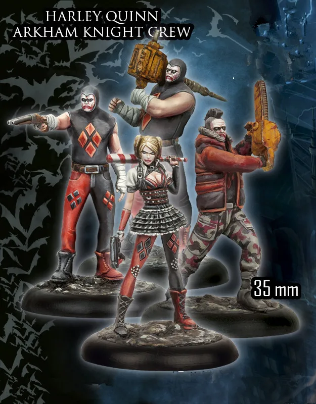 

35MM figure Resin Model Kit HARLEY QUINN CREW Free Shipping