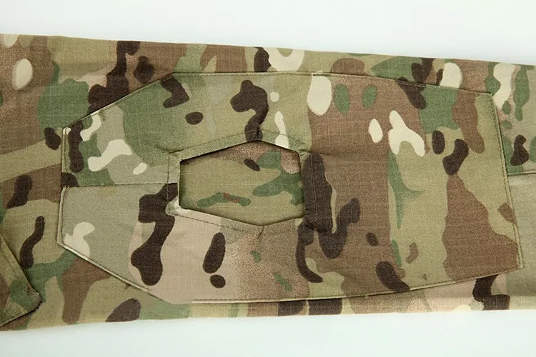 Военная форма боевая рубашка с налокотниками армии татико камуфляж США Airsoft тактический рубашки для мальчиков Militar Мультикам татико Топы